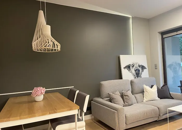 Premium Tolkiena House Mokotow 2- Bedrooms & Living Room, Terrace With Garden, Free Underground Parking & Free High-speed Wi-fi Apartment Warsaw